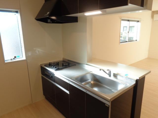 キッチン　女性に人気のカウンターキッチンです。