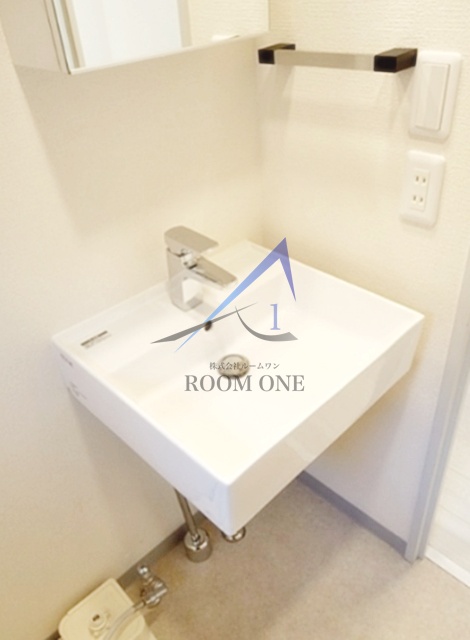 洗面設備　洗面台です。