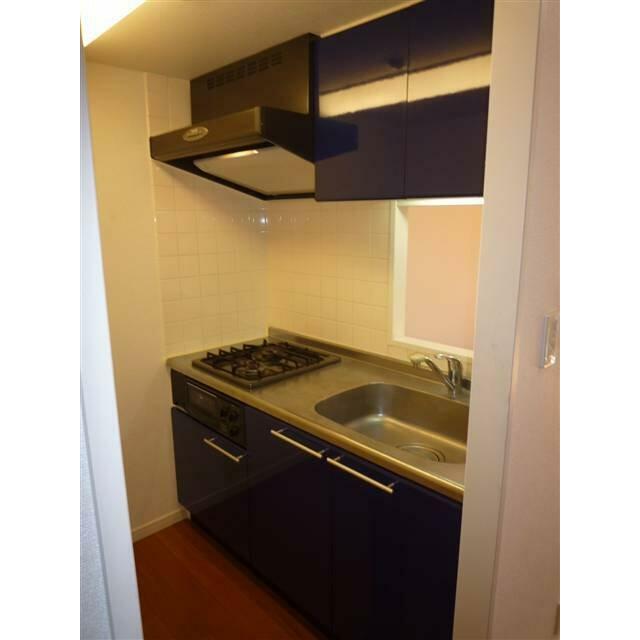 キッチン　システムキッチン（２口ガスコンロ・グリル付き）