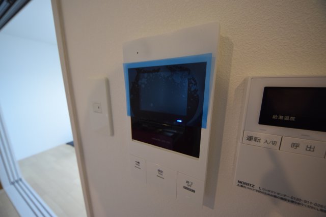 セキュリティ　ラ・ヴィラ阿倍野　TVモニター付きインターホン