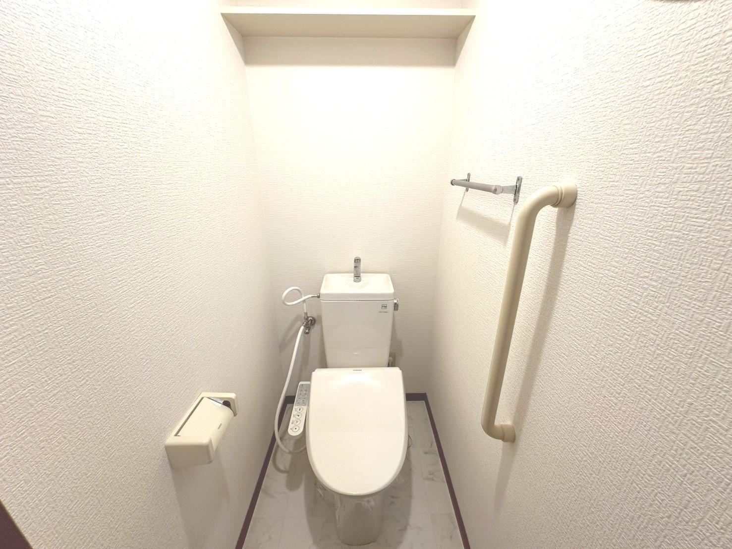 トイレ　ウォシュレット付きトイレ完備☆