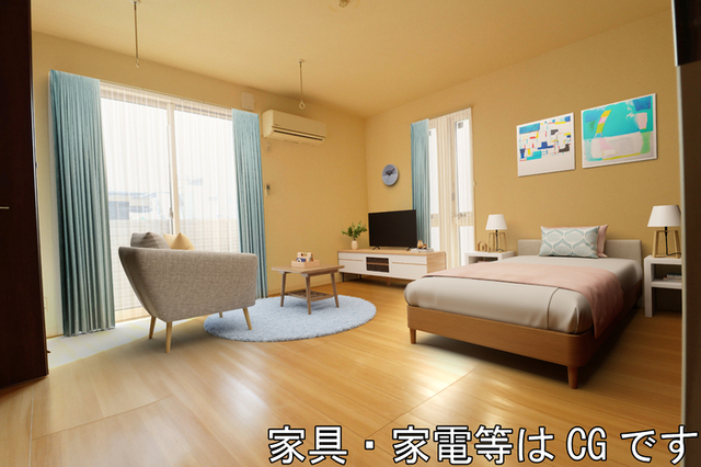 居室・リビング　家具？家電はＣＧです