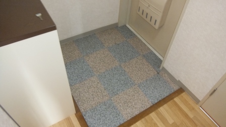 玄関　明るい玄関です