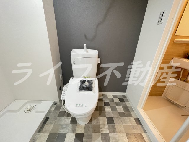 トイレ　ゆったりとした空間のトイレです