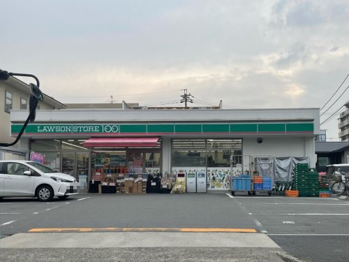 コンビニ　ローソンストア100 LS中川中郷店（コンビニ）まで448m