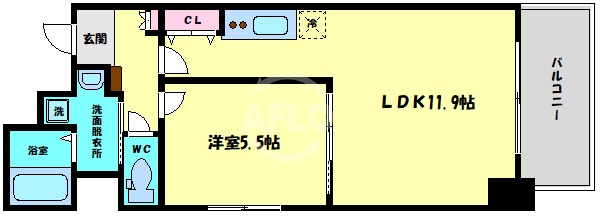 レオンコンフォート本町東の間取り写真