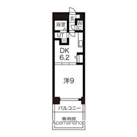 地下鉄南北線 平岸駅 徒歩7分 10階建 築25年の間取り写真