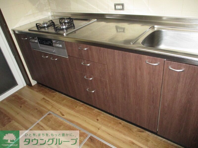 横浜市青葉区戸建てのキッチン写真