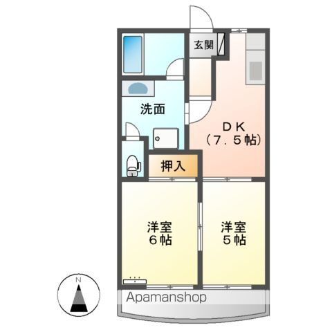 コンフォールの間取り写真