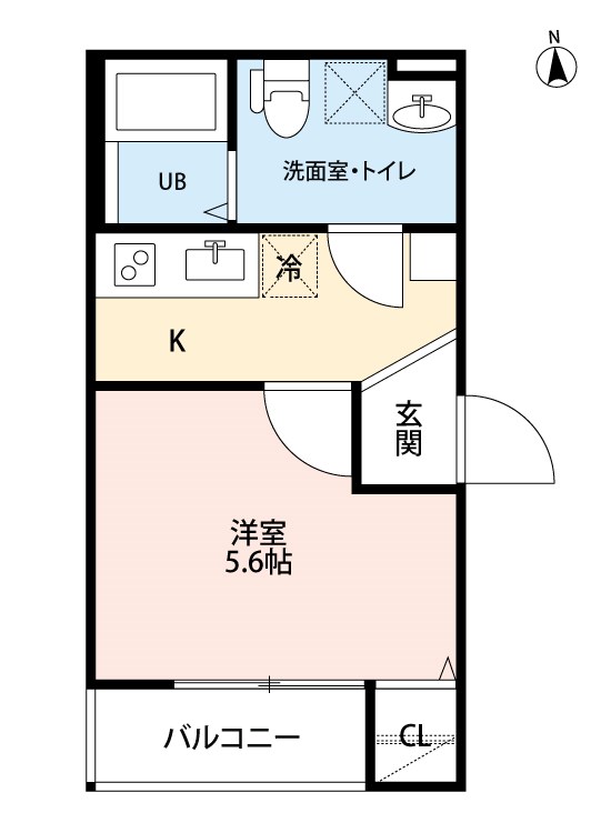 クラスティーネ中村町の間取り写真