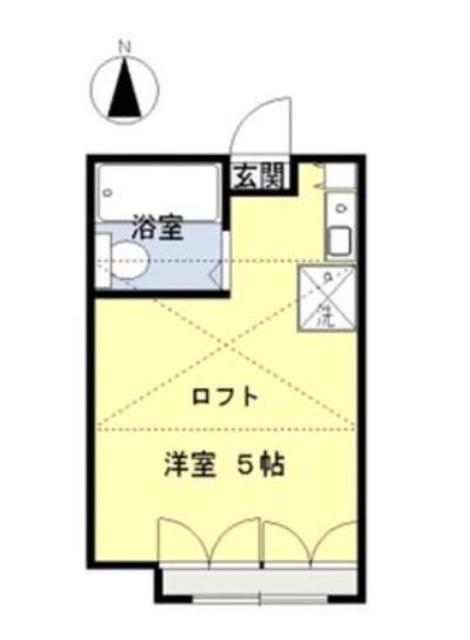 小田急線 狛江駅 徒歩10分 2階建 築24年の間取り写真