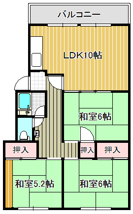 ヴィラ伊藤の間取り