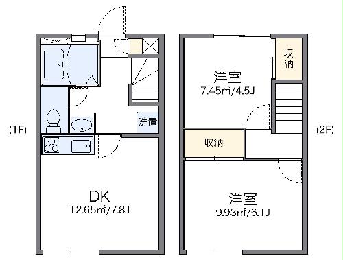 レオパレスカサブランカの間取り