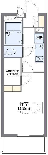 レオパレス苺の間取り