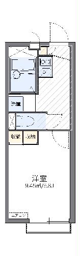 レオパレスセリブレートIVの間取り