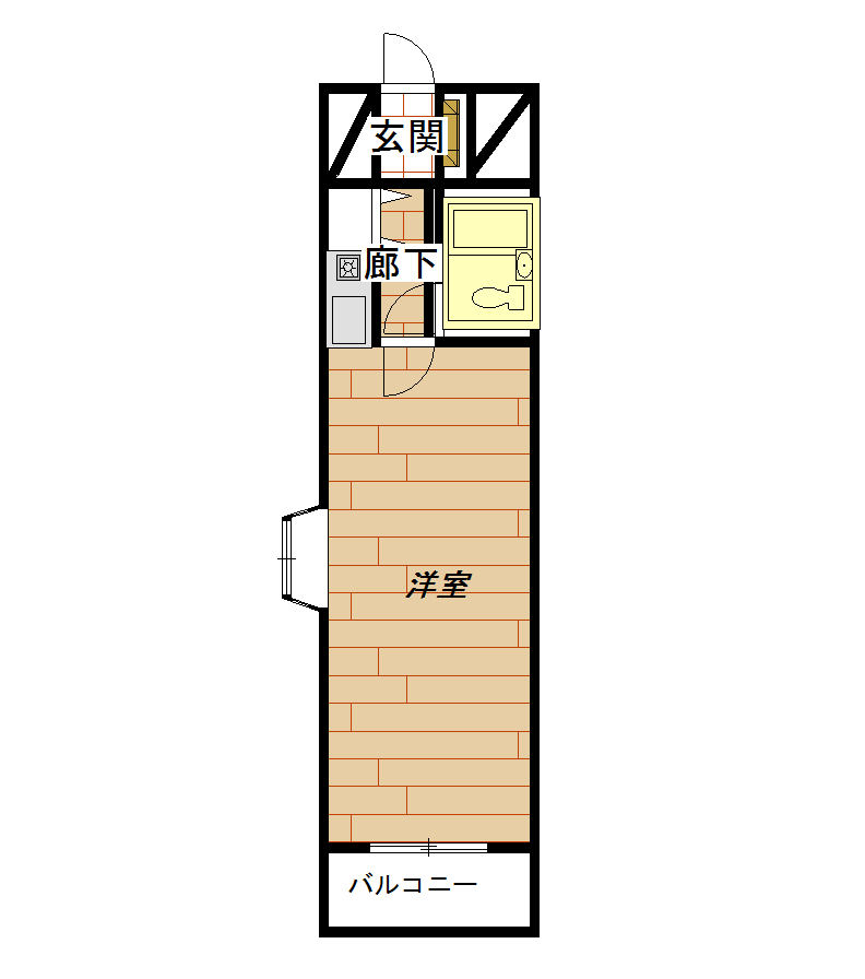 ライオンズマンション田町の間取り