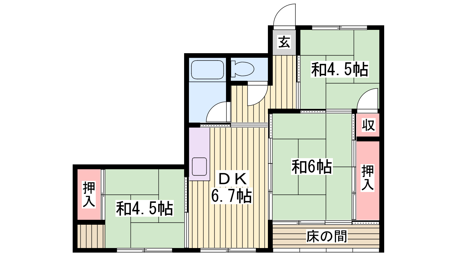 船丘ビルの間取り