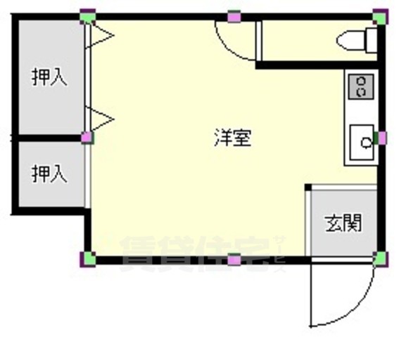 メゾン松虫の間取り