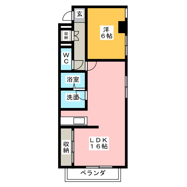 グランドール藤ヶ丘東の間取り