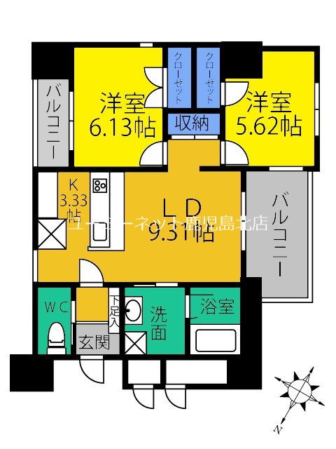 HAZU GRANDEの間取り