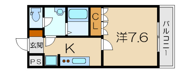 ヴィラすみれの間取り