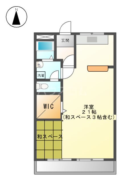 春日井市前並町のマンションの間取り