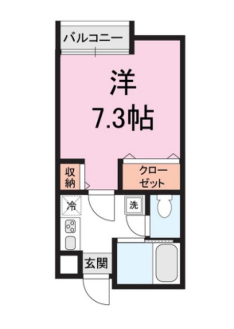 アペックス・インカレッジＡの間取り