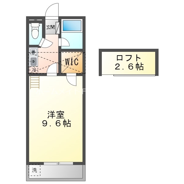 セザンヌ原町3の間取り