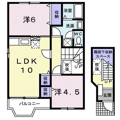 ポポラーレＡの間取り