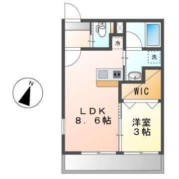 ジュネス豊田の間取り