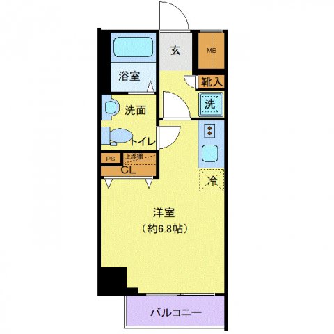 クレヴィスタ大井町の間取り