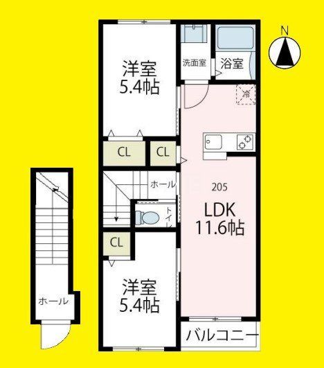 グレース湘南（グレースショウナン）の間取り