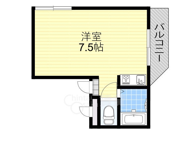 吉永ビル多田駅前1の間取り