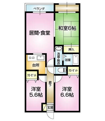 アルカディア元町の間取り