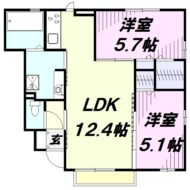 アミティエ　IIの間取り