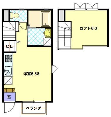 アメニティ東小島IIの間取り