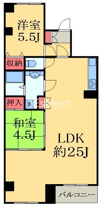 【アドバンス新検見川の間取り】