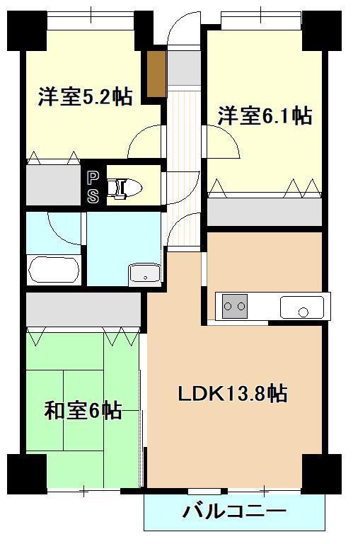 グランフォーム女池の間取り