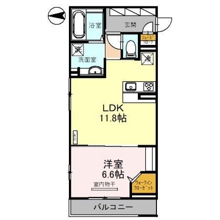 【ルミナス古鍛治町31号の間取り】