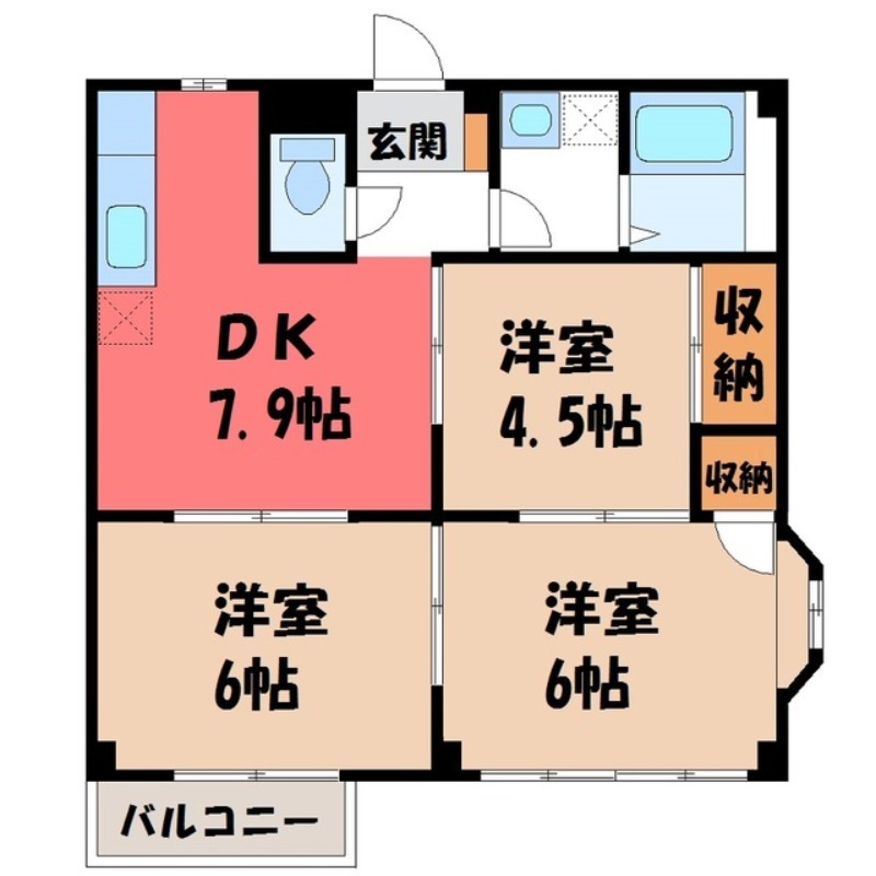 リビエル悠々の間取り