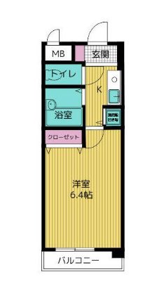 ライオンズマンション小倉駅南第2の間取り