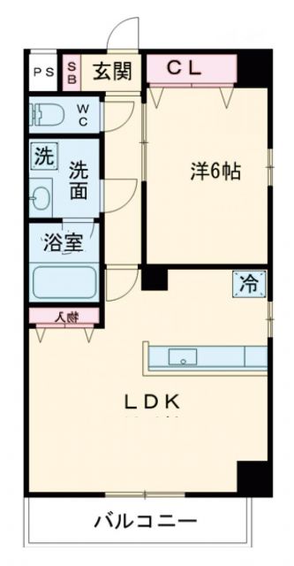 コントレイルりんくう常滑の間取り