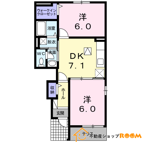 カーサ　フェリーチェIIIの間取り