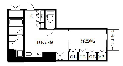 イーグルコート烏丸御池ルミエの間取り