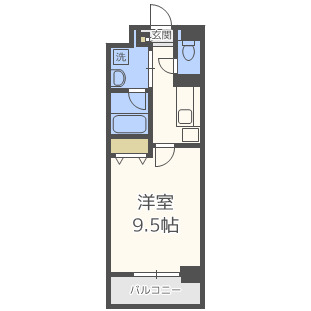 コンフォート弁天の間取り