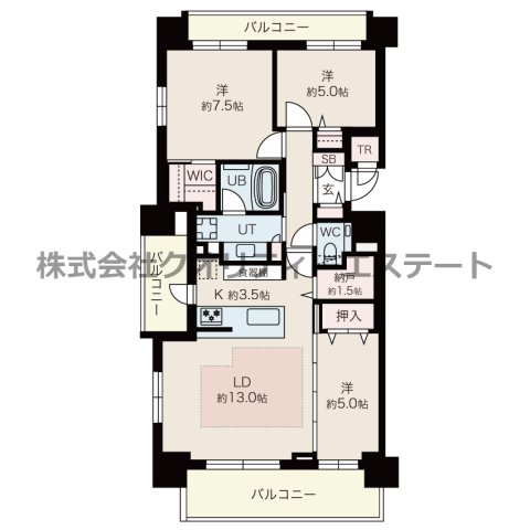 【ブランズ円山北6条の間取り】