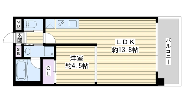 プレジオ今福鶴見の間取り