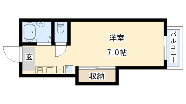 サンハイツ生光苑の間取り