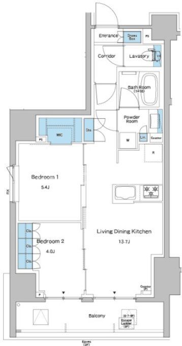 板橋区志村のマンションの間取り