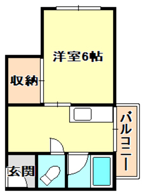 ハイツ１６の間取り